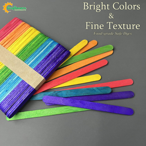 Palitos <span class=keywords><strong>de</strong></span> Madera <span class=keywords><strong>de</strong></span> Balsa Planos y Coloridos Unisex, Juguetes Educativos DIY, Ecológicos, Certificados EN71 y ASTM, para Niños <span class=keywords><strong>de</strong></span> 5 a 7 Años, Empaquetados - Product Image 5