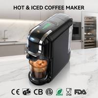 Machine à café à capsules 5 en 1 compatible Nespresso Dolce Gusto K Cup, café moulu, dosettes de café ESE pour la maison et le bureau
