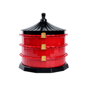 Nhà máy đa lớp vương miện khóa trái cây khô hộp nhựa hộp <span class=keywords><strong>container</strong></span> snack hạt kẹo nhựa lưới thực phẩm lưu trữ hộp - Product Image 1