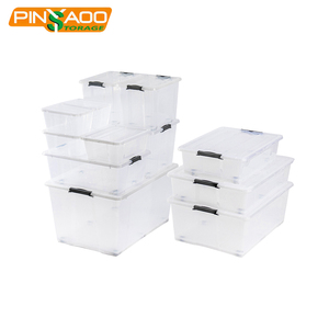 5L-130L Multipurpose custom wholesale clear plastic storage box