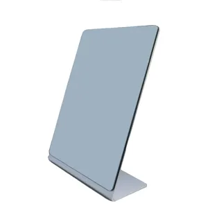 7 glyphe Aluminum legierung tisch spiegel, Beauty Make Up Mirror, einzelnen Side Square desktop Cosmetic Mirror