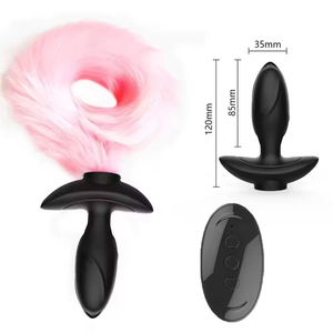 Juguete Sexual Anal Unisex, Accesorio de Cosplay, Vibrador con Cola de Zorro, Tapón Anal para Adultos - Product Image 3