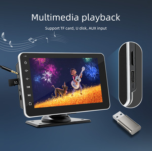 7 inch cảm ứng di động phiên bản không dây Carplay màn hình 720P Cam DVR điện thoại của GPS không dây liên kết xe màn hình - Product Image 6