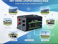 Paket Baterai Lithium-ion Besi Fosfat LiFePO4 Konversi Lead-to-Lithium 48V100Ah 4800W Dapat Diisi Ulang 800 Siklus