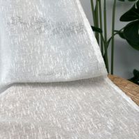 Tissu de rideau transparent romantique 6004-21, filtrant la lumière, en stock et vendu au mètre pour la décoration des fenêtres de la maison