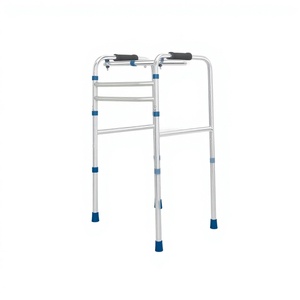 รถช่วยเดินสแตนเลส KS น้ำหนักเบา พับได้ พร้อมราวจับสำหรับพยุงขา - Product Image 2