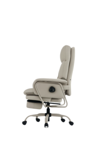 Fauteuil de bureau de direction <span class=keywords><strong>à</strong></span> suspension mécanique, fauteuil de patron inclinable de luxe en PU avec repose-pieds rétractable - Product Image 5