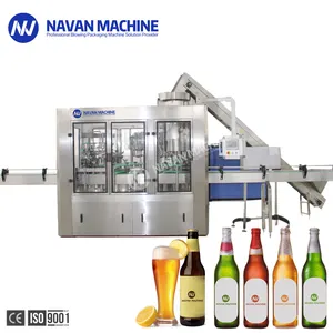 Máquina automática de llenado de botellas de vidrio, para refrescos, agua, vino, zumo y cerveza