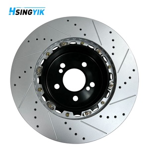 Disque de frein à rotor arrière Hsingyik en 2 pièces pour <span class=keywords><strong>BMW</strong></span> M2 M3 M4 F22 F30 F32 F33 F80 F82 F83 F87 34212284811 370X24MM - Product Image 3