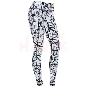 Legging Pakaian Fitness Pinggang Tinggi, Legging Sublimasi Fit Kering Kualitas Tinggi Ukuran Besar