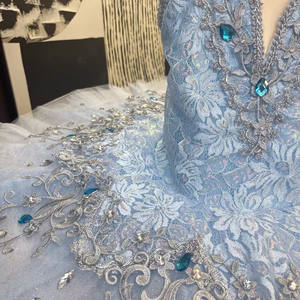 Tutú de Ballet Profesional para Niñas, Azul y Rosa, Estilo Platter Pancake, Vestido de Fiesta de Bailarina, Disfraz de Danza para Adultas, Mujeres, Niñas y Niños - Product Image 2