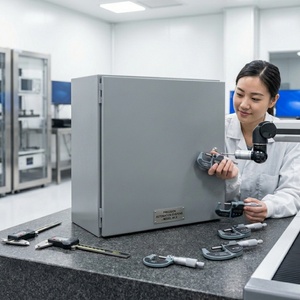 Precision Industrial Control Enclosure Heavy Duty Metal Electrical <b>Box</b> <b>Lockable</b> Cabinet for Automation Equipment - Product Image 2