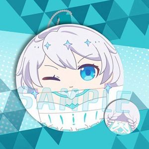 Manjuu Plush Keychain Small Round Soft Cotton-Filled Pillow with Microbead Charm for Organization and Style - Product Image 2