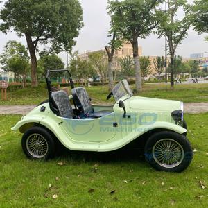 Voiture de golf vintage EGO 2 places, modèle T, design rétro, mini-voiture classique avec alimentation électrique, 65 km/h, construction en acier - Product Image 3
