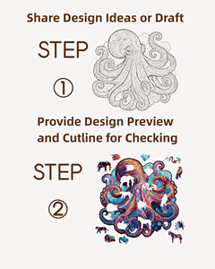 Puzzle en bois A4 4 mm disponible en OEM, puzzle 3D en bois de tilleul découpé par CNC, artisanat de précision, <span class=keywords><strong>puzzles</strong></span> uniques pour la décoration d'étagères - Product Image 4