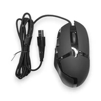 Ratón Inalámbrico para Juegos, Ratón Ligero para Juegos RGB, Ratón con Cable para Juegos con Retroiluminación LED, Interfaz USB, Estilo Mini Silencioso para PC