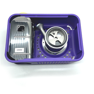 Réchaud à cassette portable miniature en acier inoxydable Wildrex, brûleur unique compact, puissance de feu de 2,1 kW pour le camping, les pique-niques, les voyages en voiture - Product Image 5