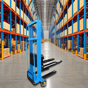 New Forklift with Electric Automatic Lifting Hydraulic Handling Stacking Height Small Size 1 Ton Portable 1 Year Warranty - Product Image 2