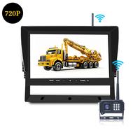 Moniteur d'affichage de voiture SeemeTech 10,1 pouces 4 canaux 1080P avec suivi GPS, aide au recul, caméra de recul, WIFI, écran IPS divisé, garantie 1 an