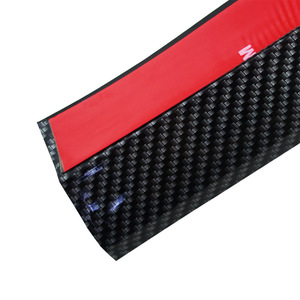 Poyracing Carbon Fiber <b>Rubber</b> Trim <b>Strip</b> Anti Scratch Body Protection Car Modification Supplies PVC Material - Product Image 5