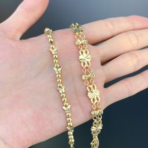 JXX Nueva Joyería de Moda para Mujer, Brazalete Chapado en Oro de 14K con Colgante en Forma de Perla, Estilo Moderno, Material de Latón - Product Image 2