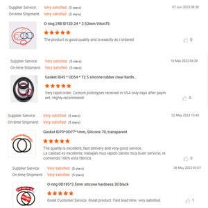 Aantrekkelijke Prijs Nieuw Type Op Maat Gemaakt Lage Temperatuurbestendigheid Siliconen Wit <span class=keywords><strong>Rubber</strong></span> O-Ringen - Product Image 6