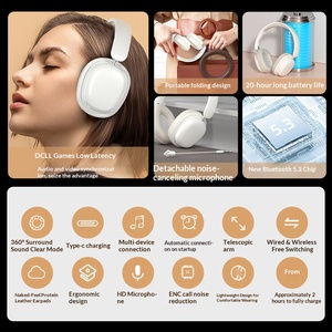 New Trend Wireless Headset Over Ear Gaming Headphone <b>Large</b> Battery Long Standby Brand Earphone - Product Image 3