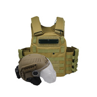 Système de combat CS Battle Royale réaliste, performance réseau, jeu en plein air, gilet et casque tactiles en plastique, ensemble V8
