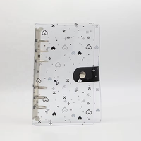 Étudiant Voyage Soft Shell Binder Six-Hole Multi-Color Transparent PVC Livre à feuilles mobiles Simple Loose-Leaf Soft Shell Carte de crédit