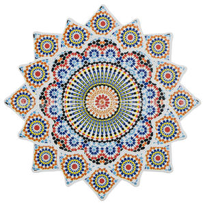 Sous-verres en porcelaine de Quanzhou, forme irrégulière, motif floral, isolants thermiques, absorbants, en céramique, pour accessoires café et thé - Product Image 4