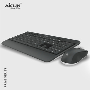 Aikun BX7500 Slim Wireless 2.4GHz Combo <strong>Keyboard</strong> <strong>Mouse</strong> Ultra Thin Design 104-Key Multimedia Function Keys 18-Month Battery Life - Product Image 2