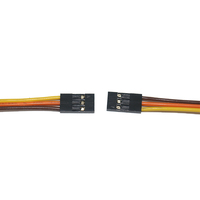 22AWG 250 mm lange Überbrückungskabel mit 3-poligem Stecker und Buchse, kompatibel mit Arduino und Raspberry Pi, dickes Kabel