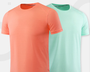 Tốt Nhất Bán Chất Lượng Cao 100% Polyester Phòng Tập Thể Dục T-Shirt Biểu Tượng Tùy Chỉnh Hành Động Thể Thao Quần Áo Mỏng Rắn Dệt Kim Biểu Tượng Tùy Chỉnh Hành Động - Product Image 2