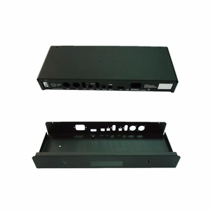 Carcasa de amplificador de metal industrial personalizada, producto de fabricación de estampado de chapa compatible con NCT, marca y modelo personalizados de Taiwán - Product Image 1