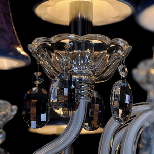 Candelabro de cristal Iluminación Villa decorativa Candelabro de cristal de lujo Decoración de sala de estar Lámpara de araña para venta al por mayor - Product Image 6