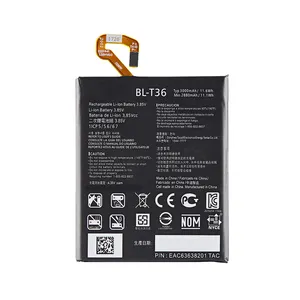 Wholesale Original 3000mAh BL-T36 Replacement Battery For LG Harmony 2 K11-2018 K30 K11 Plus K10 2018 L413DL X410K Phone Bateria