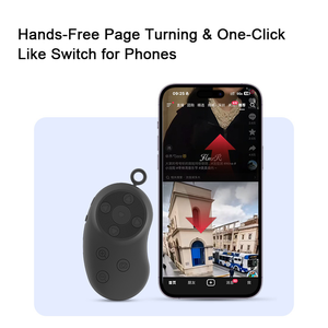 Télécommande universelle Bluetooth à une touche pour l'enregistrement photo et vidéo, la vidéo courte et le défilement automatique pour smartphone, tablette et réunions Zoom - Product Image 6