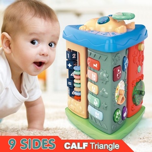 Samtoy Bộ Xếp Hình 3D Hoạt Động Âm Nhạc Đa Năng 9 Mặt Đồ Chơi Hình Tam Giác Đồ Chơi Khối Montessori Cho Bé - Product Image 2