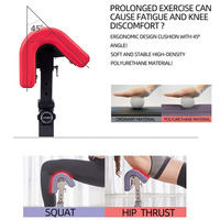 Máquina de sentadillas plegables 3 en 1 para hombre y mujer, equipo de gimnasio en casa, máquina de pegamento de empuje de cadera, Comercial