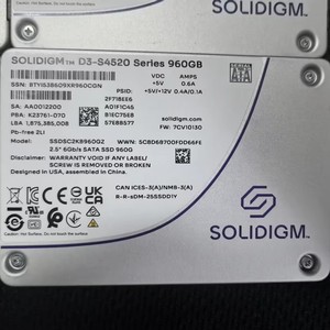 S4520 960GB Enterprise <b>SSD</b> SC2KB960GZ1Z - Product Image 1