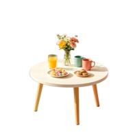 Ensemble de table basse et de table à thé en bois de luxe moderne, écologique, durable, facile à nettoyer, portable, meubles de salon
