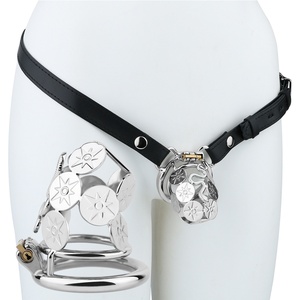 Jaula de Castidad Larga FRRK Sun Serpent para Hombre, Dispositivo de Castidad con Anillos para el Pene, Restricción Eréctil - Product Image 1