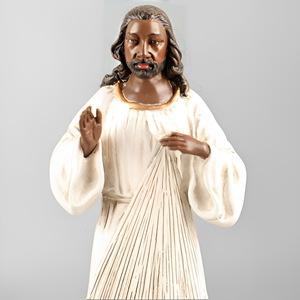 Estatuas Religiosas Católicas de Resina al por Mayor de Fábrica, Estatua de la Divina Misericordia de <span class=keywords><strong>Jesucristo</strong></span>, 7.87'' de Alto - Product Image 3