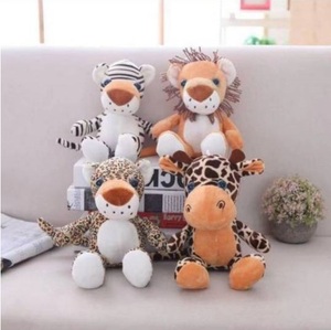 Jouets en peluche animaux <span class=keywords><strong>de</strong></span> <span class=keywords><strong>la</strong></span> jungle et <span class=keywords><strong>de</strong></span> <span class=keywords><strong>la</strong></span> forêt <span class=keywords><strong>de</strong></span> 17 cm (7 pouces) en coton PP avec doublure en maille pour distributeurs automatiques et machines à griffes - Product Image 1