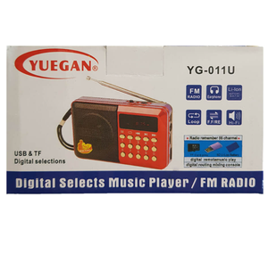 Yuegan Yg-011U Mini Potente <span class=keywords><strong>Radio</strong></span> FM a Onde Corte con Suono Stereo, Lettore MP3 <span class=keywords><strong>Digitale</strong></span>, Display LED, Ricaricabile e Senza Fili - Product Image 3