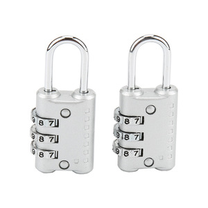 Cadenas à combinaison à 3 chiffres en alliage de zinc, cadenas réinitialisable pour bagages, casier de gym, antivol HB23 - Product Image 2