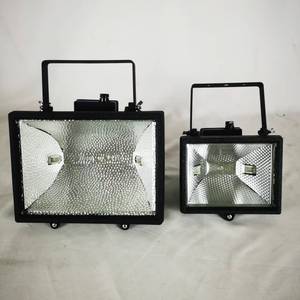 Projecteur halogène carré 500W 1000W étanche portable pour extérieur et pelouse - Product Image 2