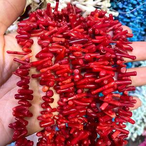 Perline Sciolte <span class=keywords><strong>di</strong></span> Corallo Naturale Bambù <span class=keywords><strong>di</strong></span> <span class=keywords><strong>Mare</strong></span> Colorato a Rami Irregolari per Braccialetti, Collane e Accessori <span class=keywords><strong>di</strong></span> Gioielleria Fai da Te - Product Image 2