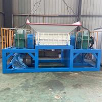 Oliepalm Leeg Fruit Bos Shredder Afval Metalen Shredder Voor Stof Dubbele As Shredder