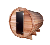 Nouveau design Sauna domestique en bois pour 2 à 4 personnes et sauna extérieur à vapeur sèche